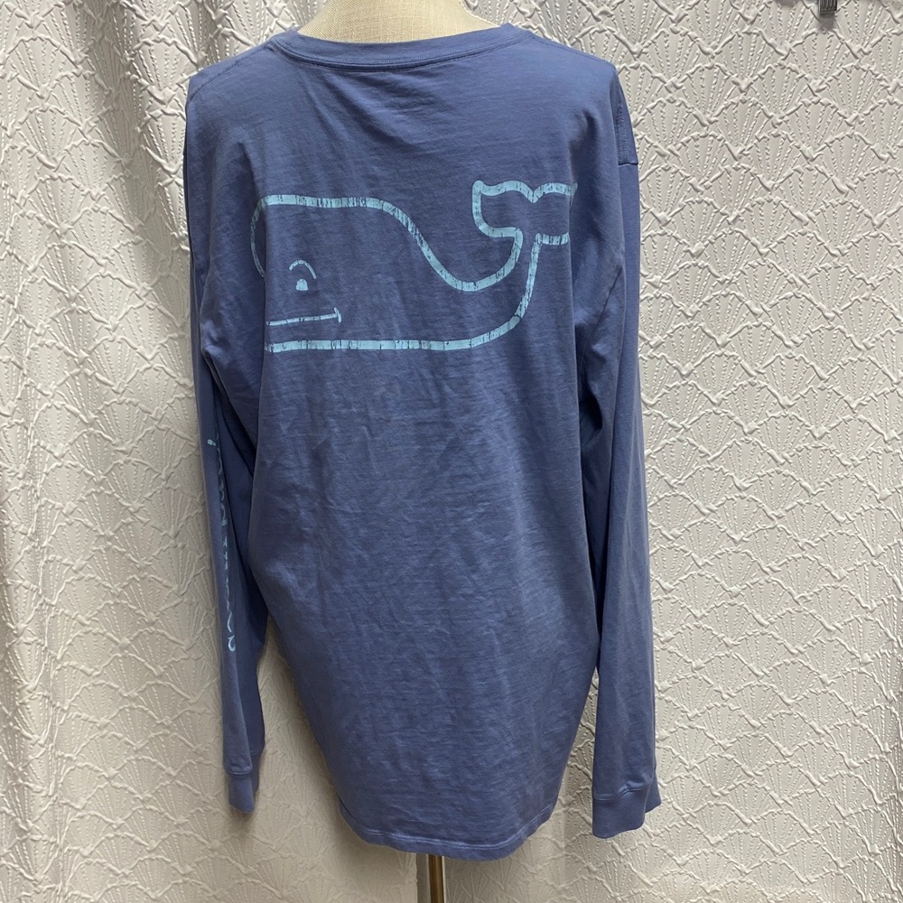 Vineyard Vines size XL Light Blue Cotton Shirt Long sleeve preppy soft comfy - Picture 7 of 10